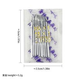 Agulhas Para Máquinas De Costura, Rosqueamento DIY, Industrial e Doméstica, Acessórios De Costura, Todas As Ferramentas De Tamanho, Taxa De Agulha, 10Pcs - Image 6