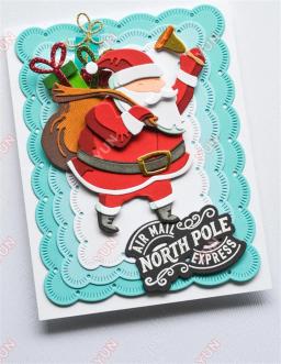 Natal Apresenta Cartões de Decoração, Corte Morre, Holly Sparrow, Meia De Bagas, Frame Franjado Morre, Presente De Artesanato De Papel DIY, Nova Chegada, 2020 - Image 2