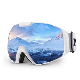 OTG Anti-Fog Ski Goggles para homens e mulheres, snowboard, skate, snowmobile, dupla camada, lente esférica, óculos de neve, M4 - Image 1
