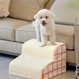 Destacável memória espuma cama escadas para cão e gato, rampa do sofá, anti-derrapante escada, Pet fornecimentos, 2 ou 3 passos - Image 5