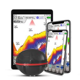 Smart Fish Finder Smartphone sem fio, Fish Finder, GPS Sonar, Tablet, lago, barco, App Mar, novo, 125KHz, 60m - Image 1