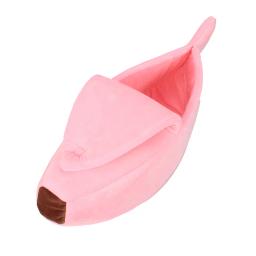 Cama de banana portátil para gato, tapete engraçado e bonito, aconchegante e quente, cesta durável, canil para cão, suprimentos gato, multicolor - Image 6