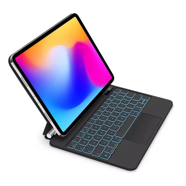 Teclado Magnético Rgb + Capa Para Apple iPad Pro 11 2018-2022 Air 4 Air 5 Air 6 11"