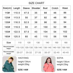 LDSKI Crianças Ski Suit Crianças Waterproof Windproof Thermal Snow Clothing Set Snowboarding Inverno Warm Boy Girl One Piece Ski Suit - Image 6