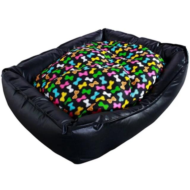 Cama Eco Pet Impermeável com Almofada Lavável Anti-alérgica para Cachorros e Gatos - M Bf Colchões