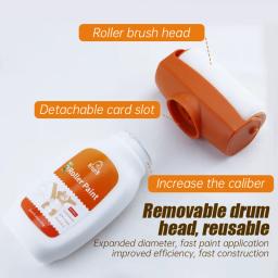 Rolo À Base De Água De Látex, Reparação De Parede, Ferramenta De Limpeza Branca, DIY Renovação Spackle, Abastecimento Doméstico - Image 2