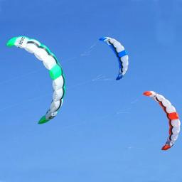 O envio gratuito de alta qualidade nova grande linha dupla power kite parafoil kiteboard com barra controle linha kite surf - Image 5