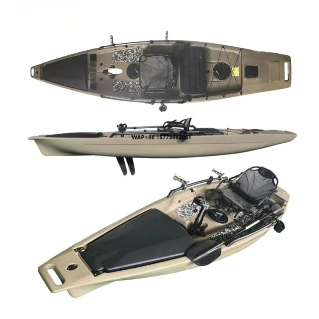 Caiaque de Pesca Pedal U-Boat 14 pés Cadeira de Alumínio CE