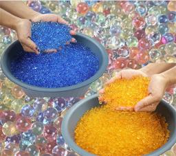 Contas de cristal de hidrogel para crianças, bolas de água para crescer, decoração em vaso, para casa, casamento, envasado, 50%, 6000pcs - Image 3