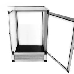 Gaiola de liga de alumínio para répteis, gabinete de tela, gaiola camaleão, terrário de répteis, gaiola de malha - Image 6