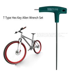 Chave hexagonal tipo t para ciclismo, ferramentas de reparo de bicicleta, conjunto de chave allen com alça de borracha - Image 2
