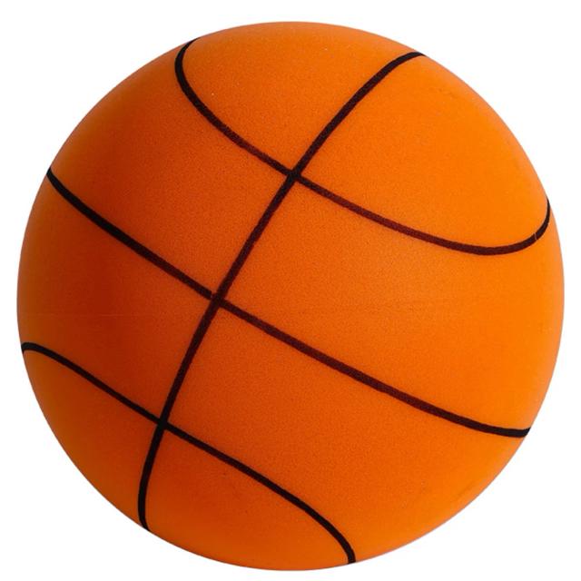 Bola de Basquete de Espuma Silenciosa para Crianças - Brinquedo Esportivo Interno em Vários Tamanhos