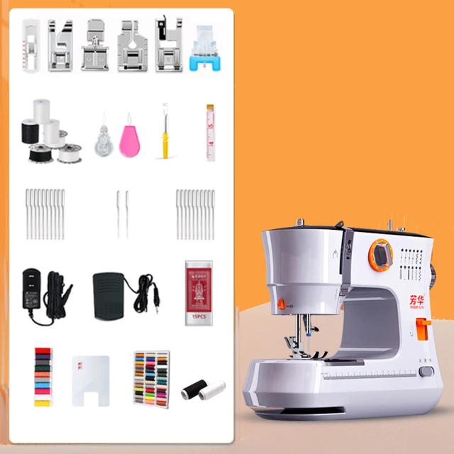 Máquina de Costura Elétrica Compacta e Automática com Luz Noturna - Ideal para Artesanato e Projetos Domésticos 111