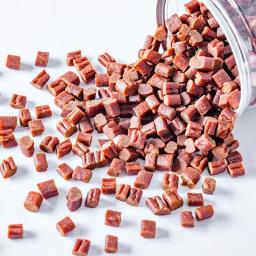 Petiscos mastigáveis para cães pequenos, Grão de carne, Petiscos Interativos, Limpeza dos dentes, Cão de estimação, 250g - Image 4