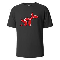 T-shirt estampada para cão balão masculina, gráfico engraçado, tamanho grande, camiseta de manga curta masculina e feminina, moda verão, tops casuais, 100% algodão - Image 3