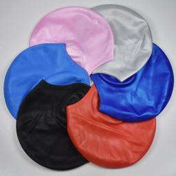 Silicone impermeável profissional Natação Cap, Equipamento De Competição Profissional, Plus Size Proteção De Orelha, Cabelo Comprido, Alta - Image 1