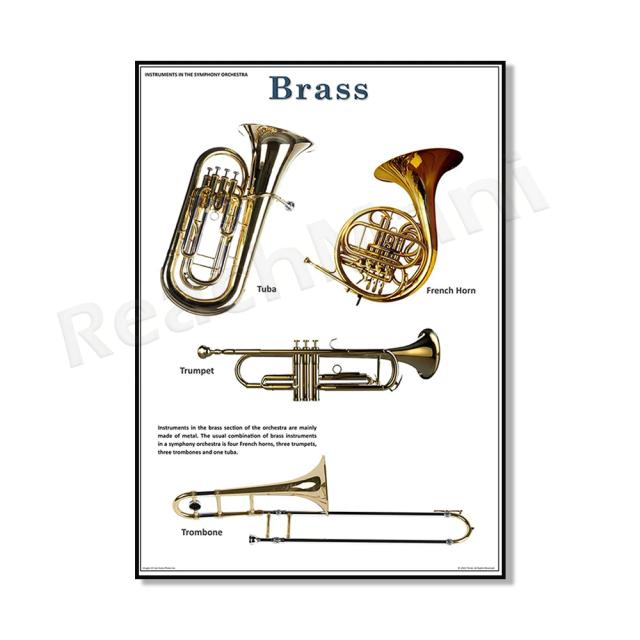 Sinfonia Orquestral: Cartazes e Pinturas de Instrumentos Musicais para Decorar sua Casa