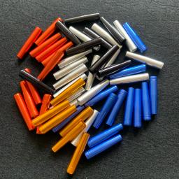 6/12 pçs arco e flecha conectar seta de alumínio inserir od 8mm de madeira bambu eixo seta caça acessórios - Image 1