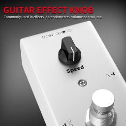 DaierTek-Botões de Pedal com Parafuso de Ajuste para Guitarra Elétrica, 6.35mm Davidson, 1510 Control, Botão Pedal Efeito AMP com Set, 10Pcs - Image 6