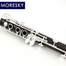 MORESKY-Clarinete Banhado a Prata, Clarinete Bb Ebony Wood, Sib Klarnet, 17 Chaves, M601 - Image 6