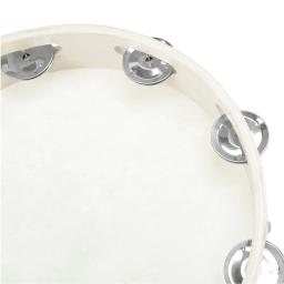 10 polegadas pandeiro tambores de pele carneiro pandeiro de madeira percussão instrumentos musicais crianças iluminação educação presentes - Image 2