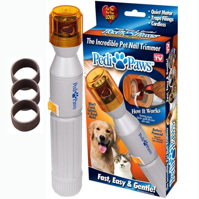 Moedor Elétrico para Unhas de Pets, Afia Unhas para Cães e Gatos, Ferramenta de Beleza e Tesoura para Cuidados com Animais