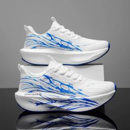 Tênis de Corrida Marathon Masculino com Placa de Carbono, Esportivo Especializado, Respirável, Leve, Confortável Feminino, Antiderrapante - Image 3
