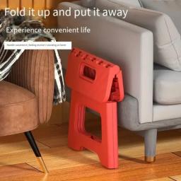 Mini fezes portáteis ao ar livre, cadeira dobrável plástica espessada, Mazar Bench para adultos e crianças - Image 3