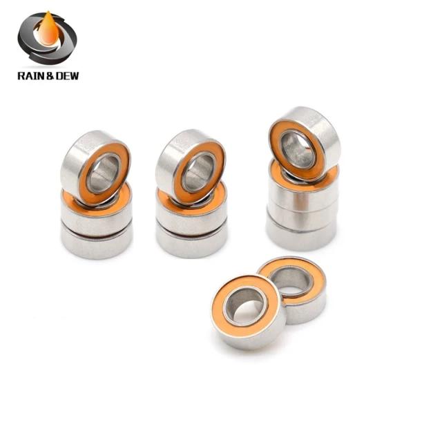 RainDew SMR84 2RS CB Rolamento de Esferas de Cerâmica Híbrido ABEC-7 4x8x3mm