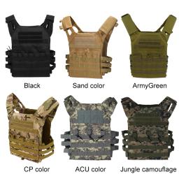 Impermeável colete tático militar, armadura ao ar livre, leve JPC Molle, porta-placas, coletes de caça, CS Game, equipamento da selva - Image 4