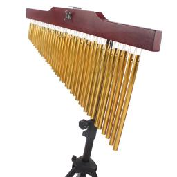 Wind Chime with Stick, instrumento de percussão com bastão, moldura de madeira, mesa dourada, crianças e adultos, 36 tons - Image 5