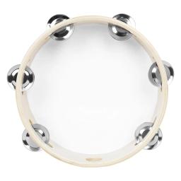 Pandeiro para crianças, tambor de mão, estilo folclórico, educação precoce, brinquedos de iluminação, percussão, instrumento Orff, 8 in - Image 6