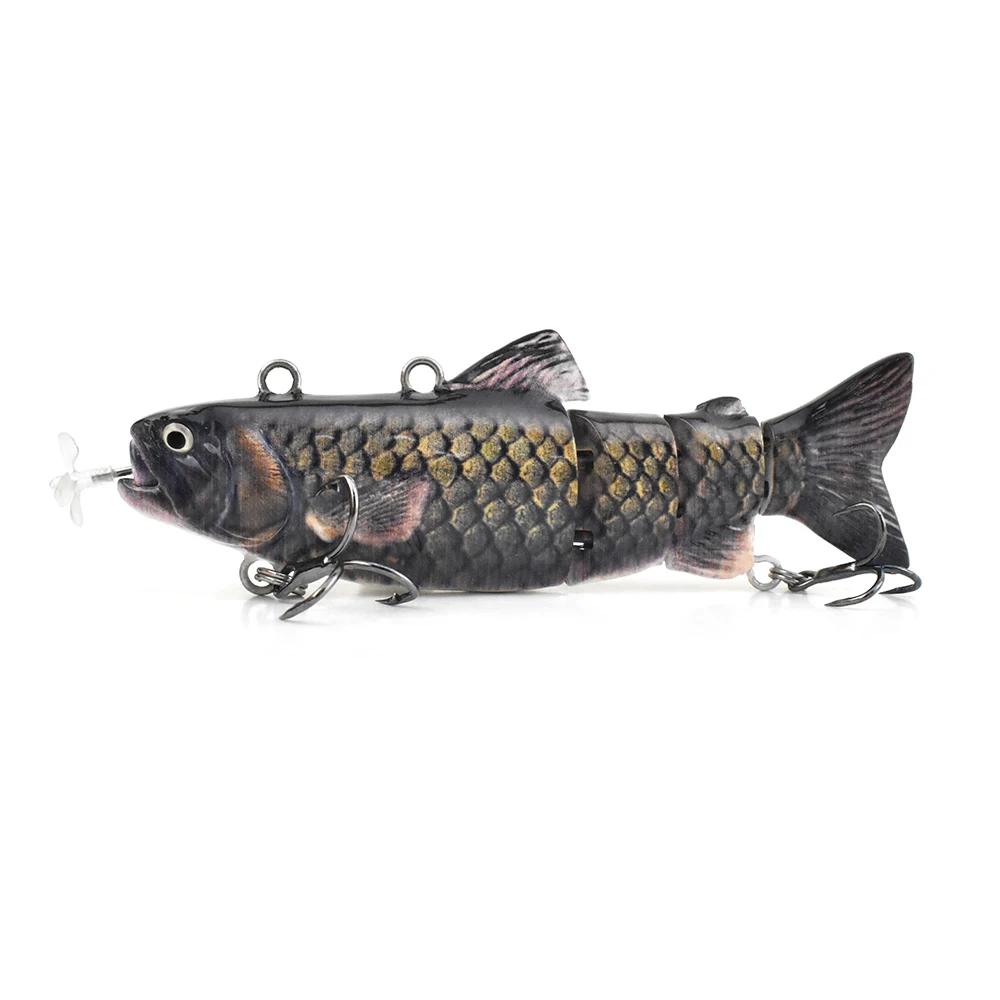 Recarregável Robotic Fish Lure, isca de hélice-motorista auto-natação, isca de LED eletrônico, novo, 90mm, 20g - Image 1