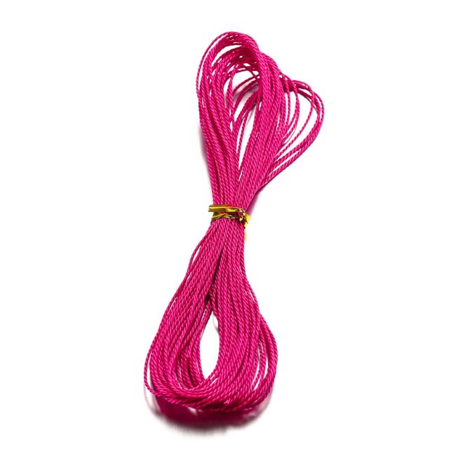Corda de Algodão Encerado para Joias DIY - Suprimento para Pulseiras e Colares, 1mm, 10m por Lote