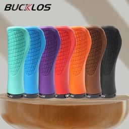 BUCKLOS-Bicicleta guiador Grip, bicicleta Handle Bar Grips, amortecedor, punhos bloqueáveis, acessórios de ciclismo - Image 1