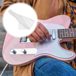 Prata revestido guitarra caso capa, útil instrumento protetor, pano de proteção, poeira, durável, baixo, balada - Image 4