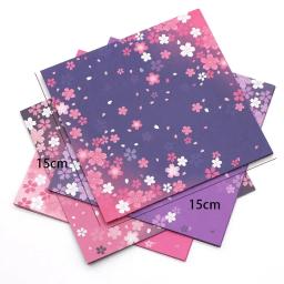 Papel Origami Floral Japonês para Crianças, Materiais Artesanais, Scrapbooking DIY, Papel Artesanal Dobrável, Padrão de Flor Quadrado, Decoração Artesanal, 60Pcs - Image 5