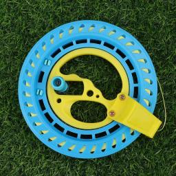 Linha de corda torcida ao ar livre redonda azul aperto kite carretel enrolador roda de fogo corda voando lidar com ferramenta para encontrar pipas jogo ao ar livre - Image 6