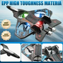 Avião de espuma rc 2.4g, planador de controle de rádio, quadricóptero rc, avião de combate de controle remoto, brinquedos para crianças, helicóptero - Image 4