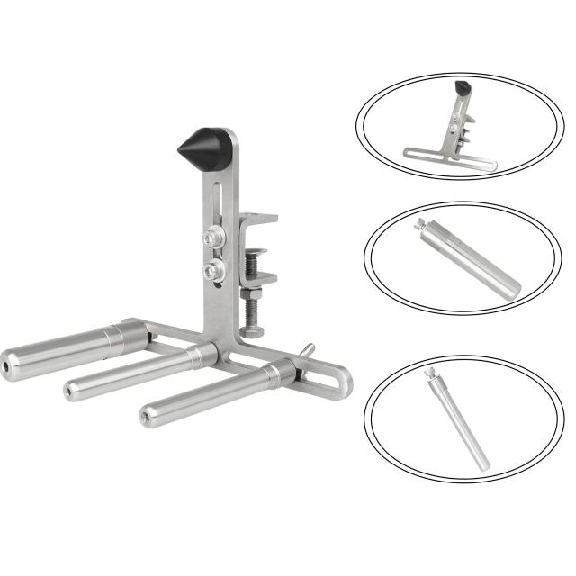 Suporte de Polimento e Lixamento para Instrumentos de Latão: Trompete, Trombone, French Horn e Tubos de Afinação