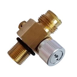 Ligar e desligar a válvula para Airsoft cilindro tanque, conector Sodastream, CO2 cilindro interruptor com 5/8 "-18UNF ou M18 * 1.5 rosca de entrada - Image 4
