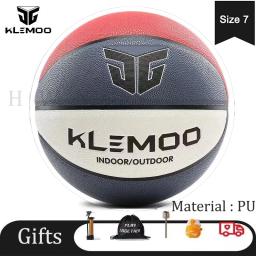 KLEMOO-Bola de Basquete para Treinamento Interior e Exterior, Alta Qualidade, Esportes Padrão, PU, Tamanho 7, Original - Image 3