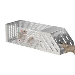 Armadilha De Rato De Aço Inoxidável, Apanhador De Animais, Armadilha De Esquilo, Apanhador Vivo, Armadilhas De Rato, Armadilha De Animais Selvagens, Ferramenta De Ratoeira - Image 2