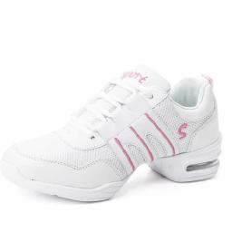 Tênis feminino esportes recurso sola macia respiração sapatos de dança mulher sapatos de prática moderna dança jazz sapatos saltos para mulher - Image 1