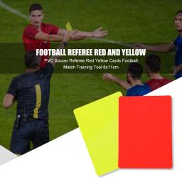 PVC Futebol e Futebol Árbitro Carteira, Notebook com Cartão Vermelho, Cartão Amarelo, Professional Game Referee Tool - Image 2