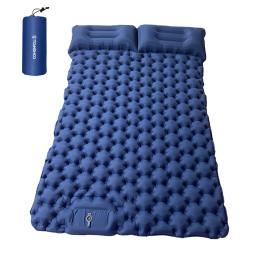 Tomshoo-Duplo colchão inflável, único Mat Camping com ar travesseiro, colchão de ar portátil, impermeável mochila almofada de dormir - Image 2