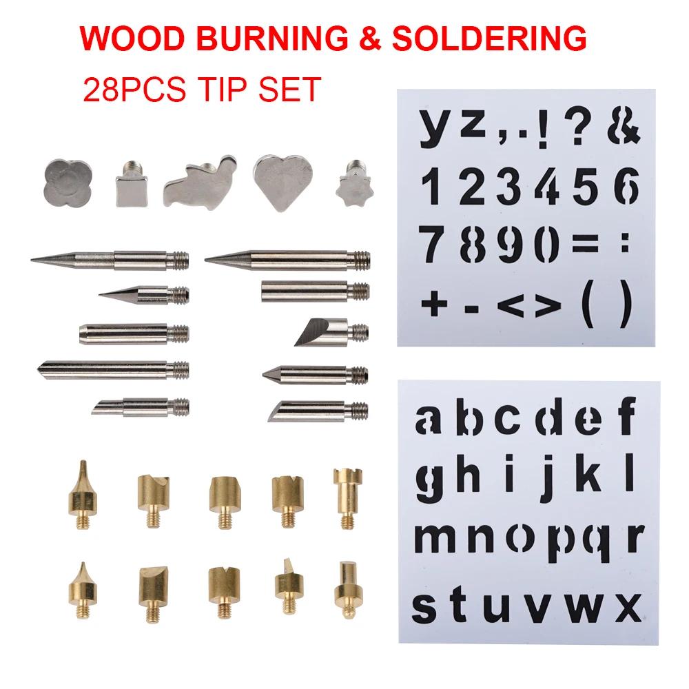 JCD-Ferro De Solda Elétrica Escultura Pirografia, Conjuntos De Ferramentas De Madeira, Queima De Madeira, Gravação, Lápis, Kits De Pontas De Solda, 80W - Image 1