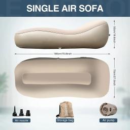 Bestrip sofá inflável, colchão de ar sofá cama cadeira de ar de acampamento para quintal praia viagem acampamento piquenique móveis ao ar livre - Image 2