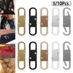 Kit de reparo com zíper destacável, kit de reparo com aba de zíper, abertura dupla, controle deslizante de substituição de zíper de metal para malas, bolsas e roupas - Image 1