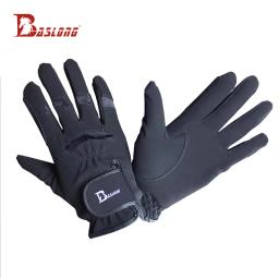 Baslong luvas equestres infantis durante todo o ano, antiderrapante, resistente ao desgaste, equipamento de equitação infantil, luvas de cavaleiro, suprimentos de arnês - Image 1
